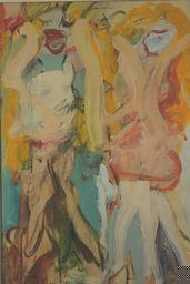 Willem De Kooning, Women Singing II 1966 Oil on paper laid on canvas, 914 x 610 mm