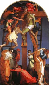 La Deposizione di Cristo (1521) di Rosso Fiorentino, Volterra, Pinacoteca Civica La Deposizione di Cristo (1521) di Rosso Fiorentino, Volterra, Pinacoteca Civica